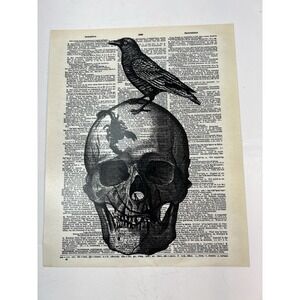 Poster Master Dictionary Raven Skull Print Spider Bird Scorpion 8x10 UNFRAMED